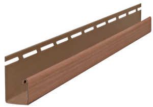 3/4" J-Channel Stained Forest Brown Timbermill J-Channel - Piece - 39AC56695PC - Timbermill Siding