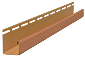3/4" J-Channel Stained American Cedar Timbermill J-Channel - Piece - 39AC56693PC - Timbermill Siding
