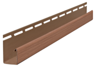 3/4" J-Channel Stained Forest Brown Timbermill J-Channel - Piece - 39AC56695PC - Timbermill Siding